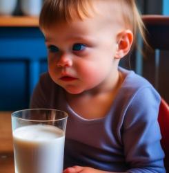 Почему маленьким детям не следует давать молоко