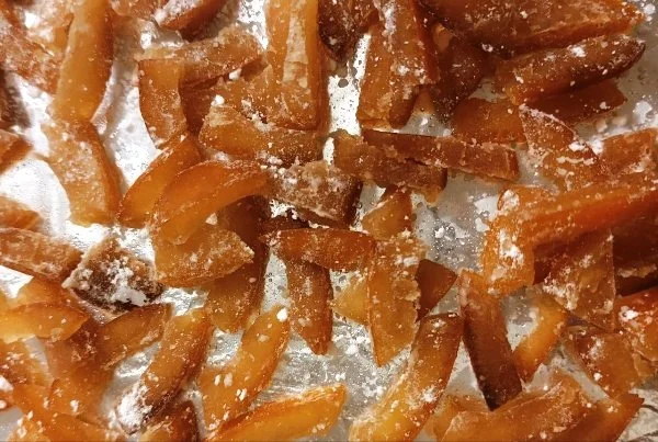 Как сделать цукаты из  апельсиновой кожуры