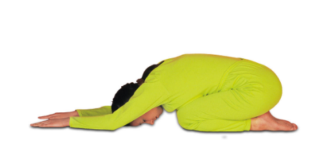  Шашанкасана (поза зайца) для улучшения мозгового кровообращения