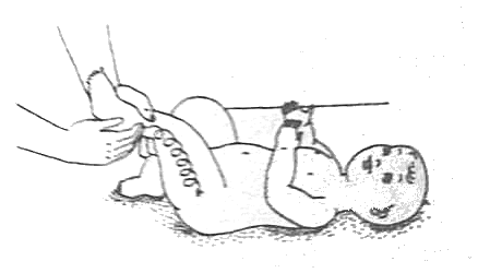 Массаж живота ребенка