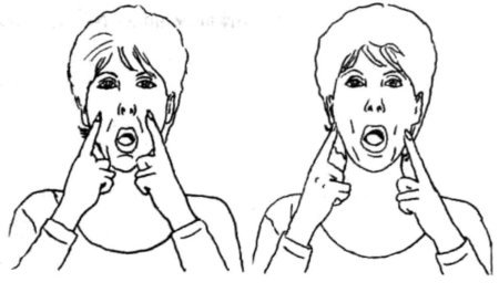 Упражнения для сглаживания носогубных складок