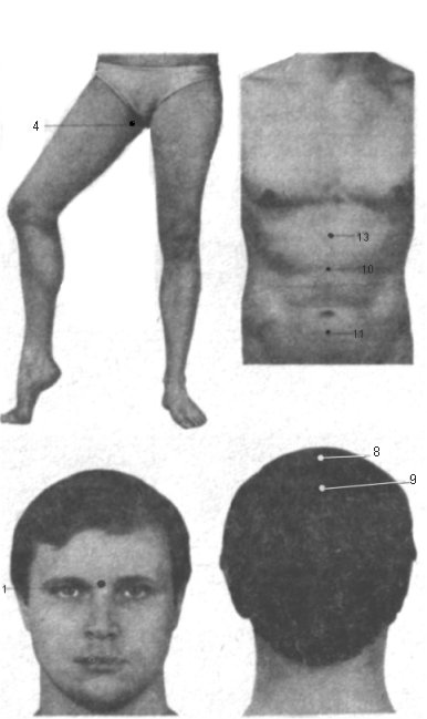 Точечный массаж при бессоннице