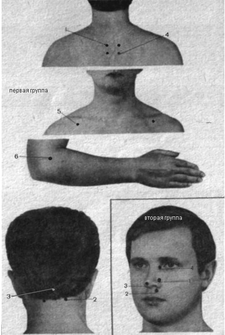Точечный массаж при простуде