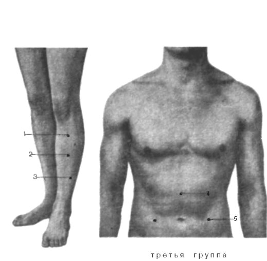Точечный массаж при запоре