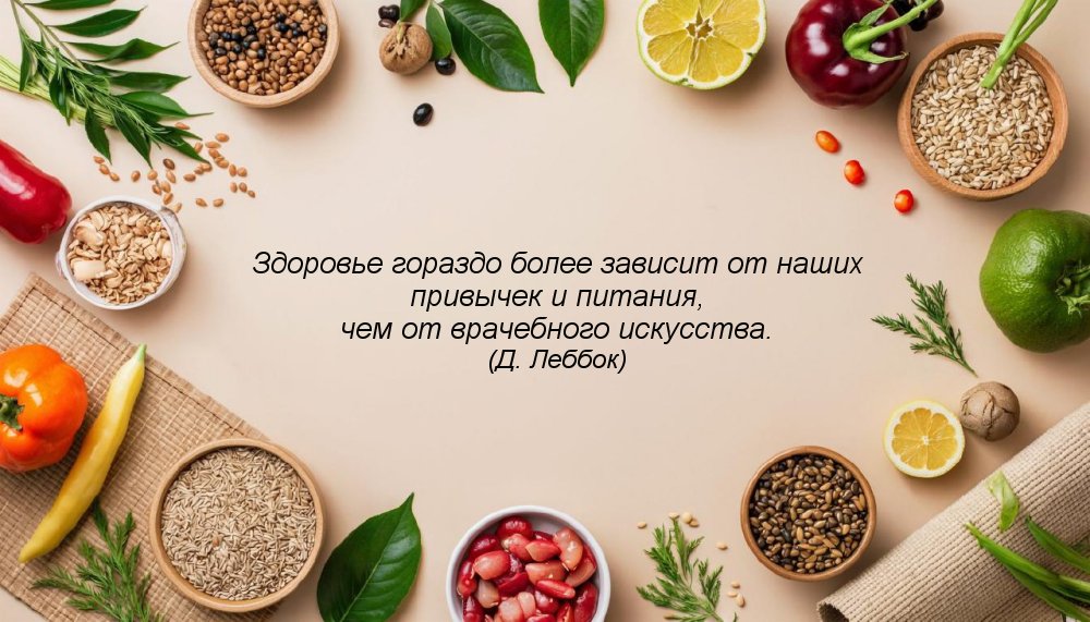 ЗОЖ и правильное питании