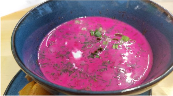 Борщ литовский холодный рецепт