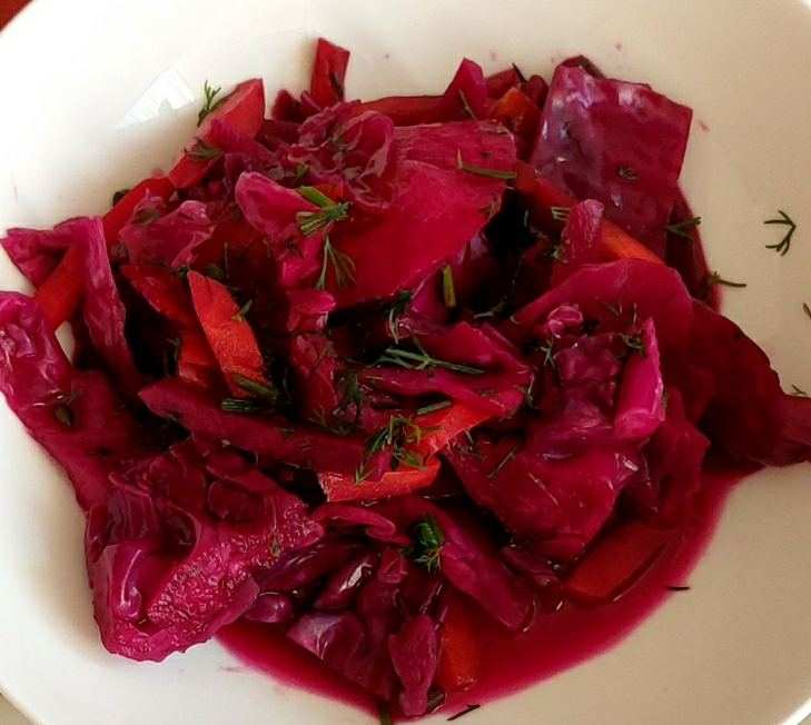 краснокочанная квашеная капуста