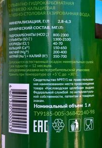 Минеральная вода Фьюджи химический состав