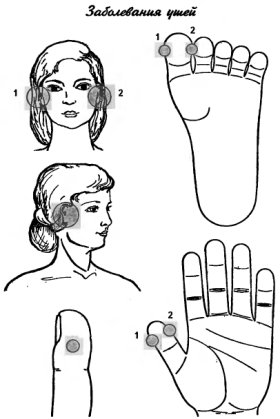 су-джок заболевания ушей